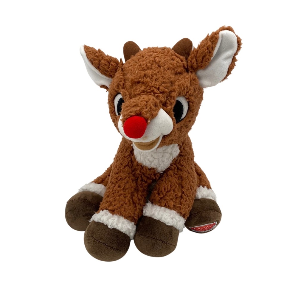 Rudolph the Red Nosed Reindeer 10" Plush Toy Stuffed Animal‎ by SeaWorld Busch